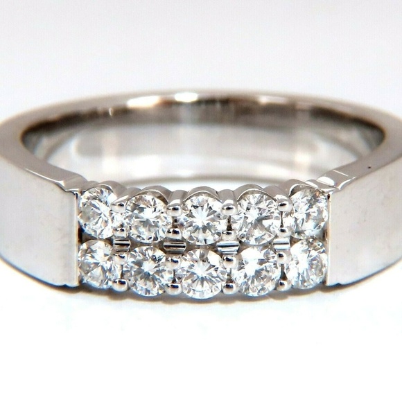 .60ct Natural Round Diamonds Double Row Common
